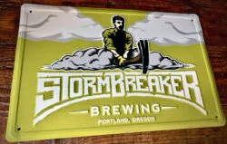 Strormbreaker Logo on Signage