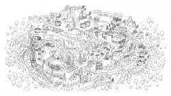 UGTP Map Sketch Illustration