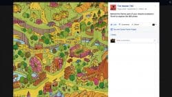 Facebook 360 Map Illustration