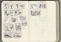 Baseball Sketchbook Illustration