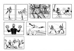 Baseball Illustration Sketches