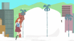 Clare Means Walking to the Sound Animation