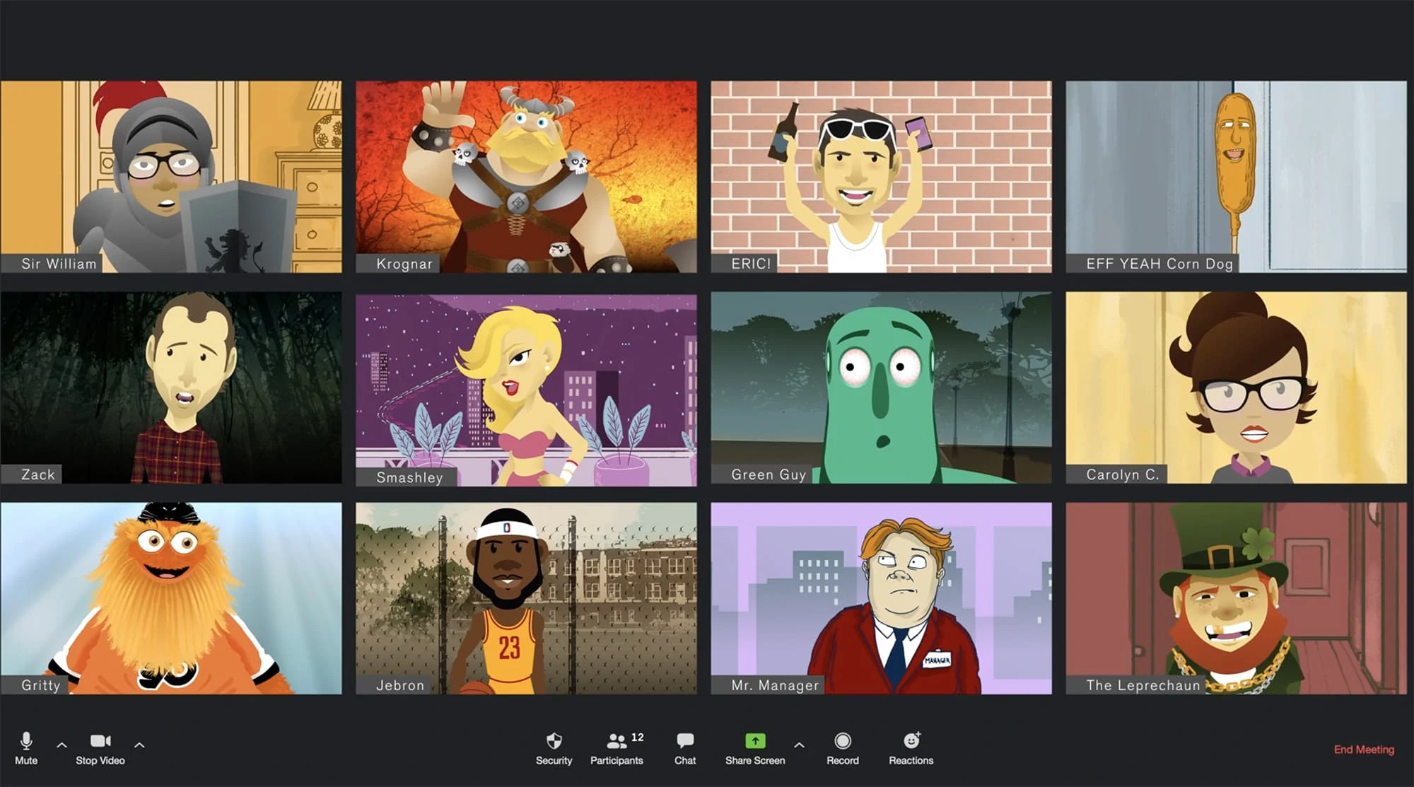 Zookeeper Zoom Animated Calls