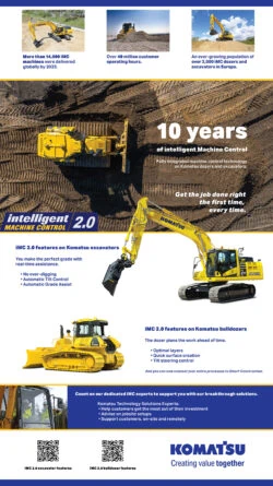 Komatsu iMC Infographic