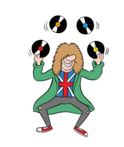 Record Juggling Illustration