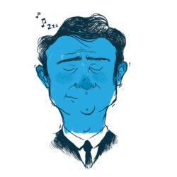Blueman Illustration Sketch