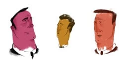Gutfeld Illustration Sketches