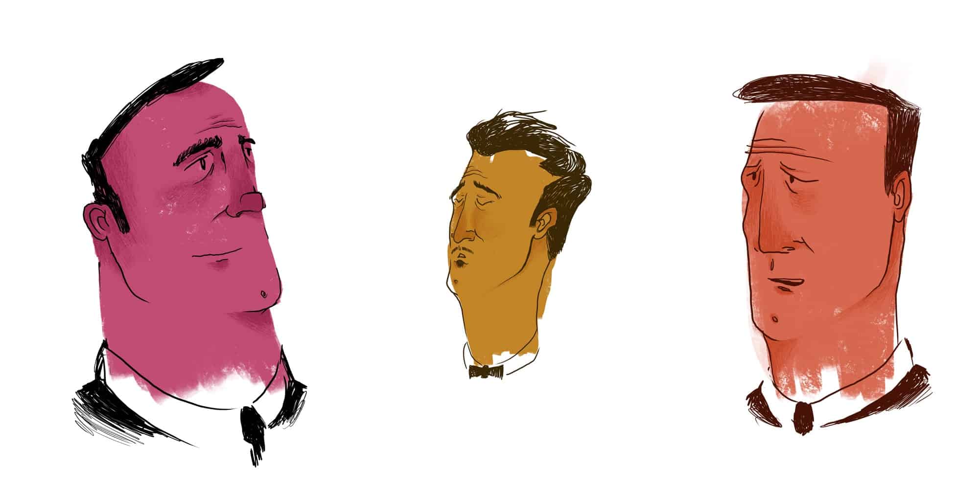 Character Designs for Gutfeld