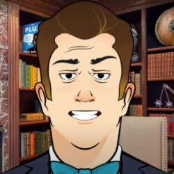 Gutfeld Animated Puppet Character Animator