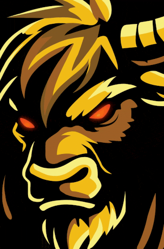 Yak Character Design Logo